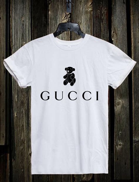 gucci bear t shirts|authentic gucci t shirt men.